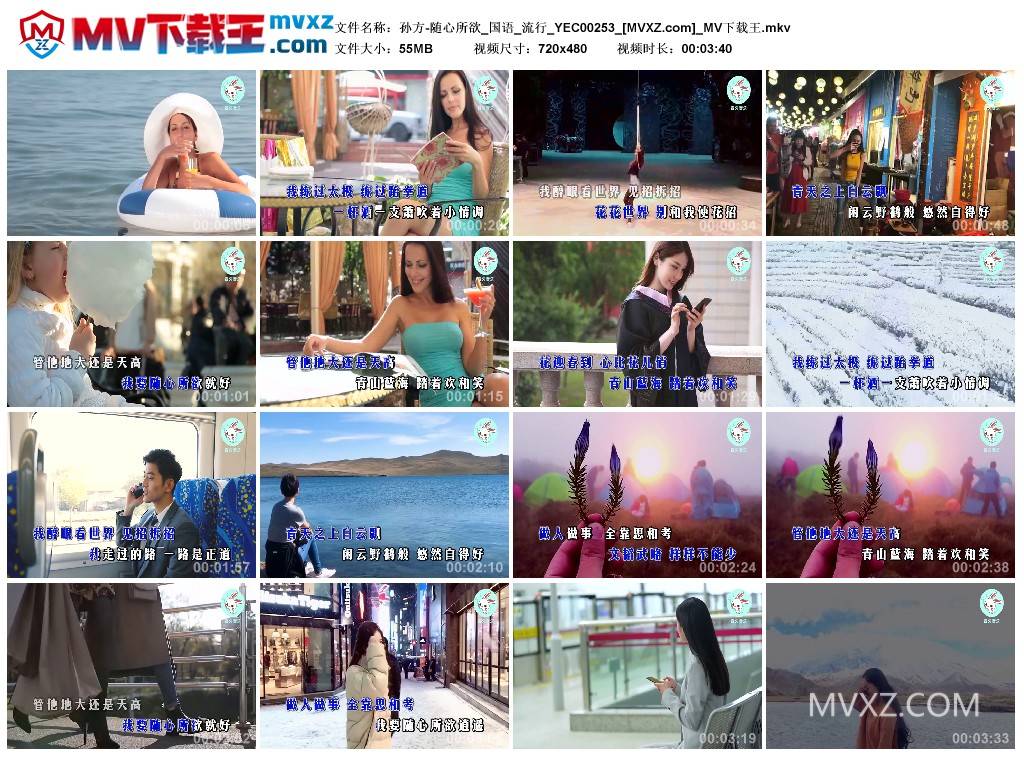 孙方-随心所欲_国语_流行_YEC00253